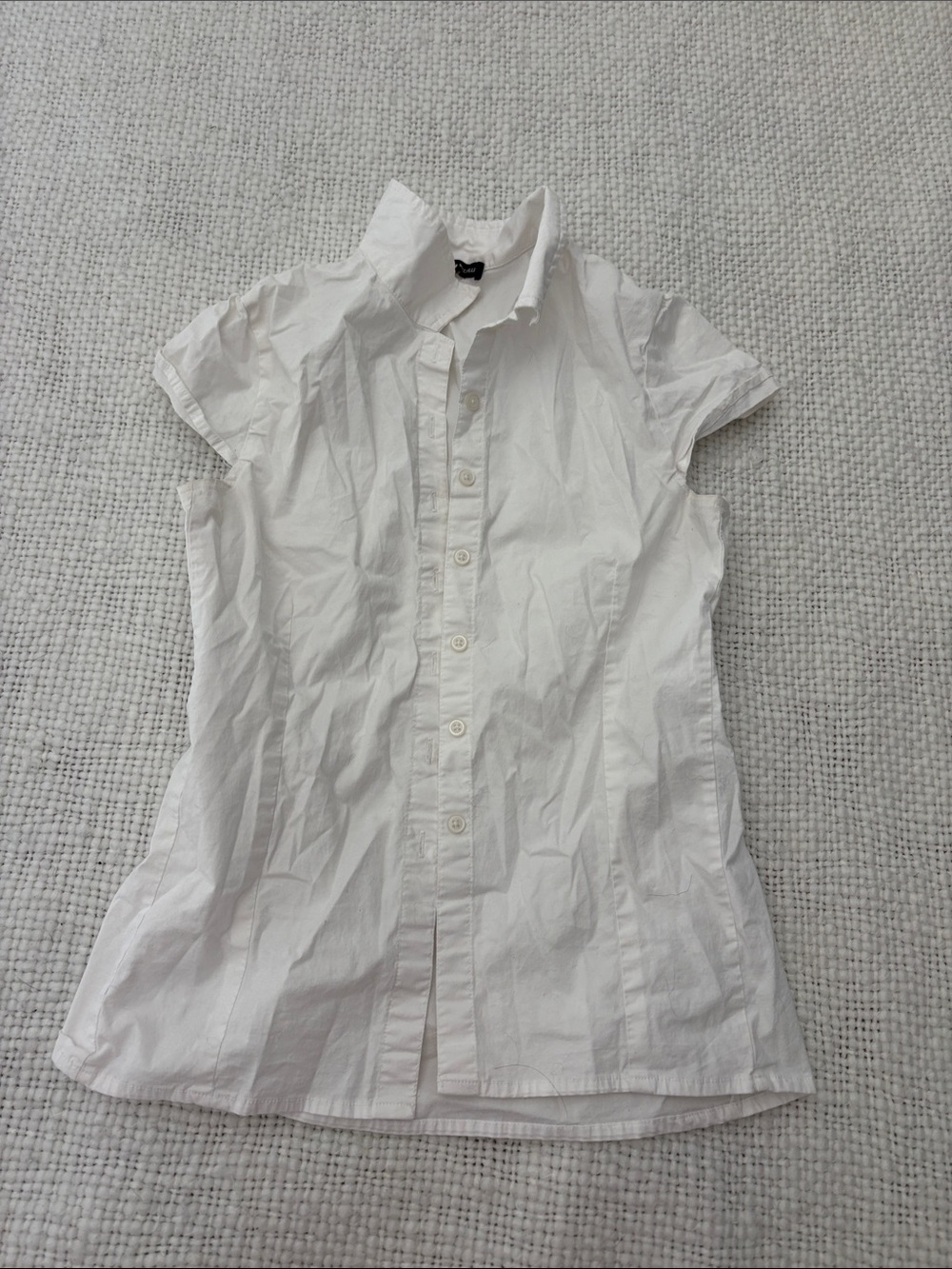 Brandy Melville white button up top